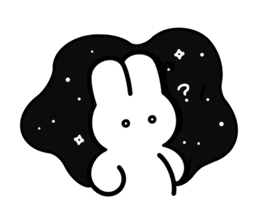 🐇 Стикер «зайка» для Telegram