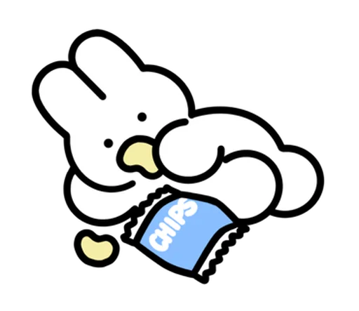 🐇 Стикер «зайка» для Telegram