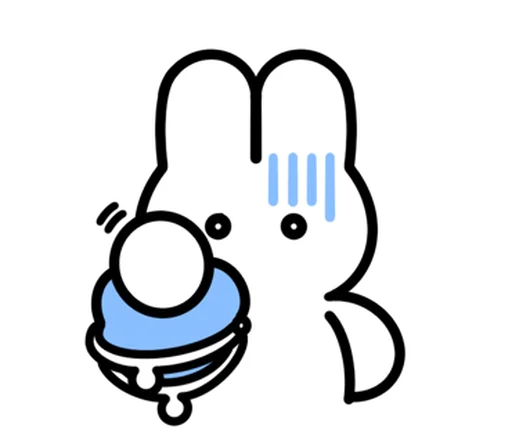 🐇 Стикер «зайка» для Telegram