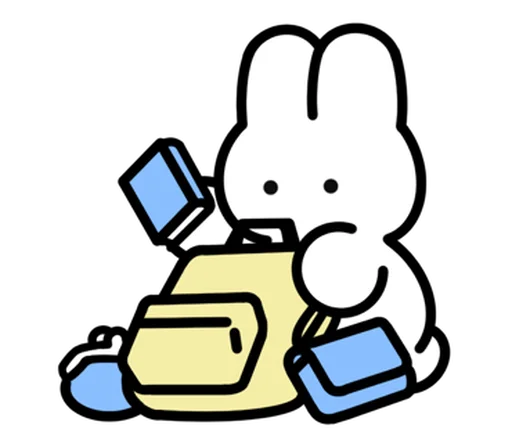 🐇 Стикер «зайка» для Telegram