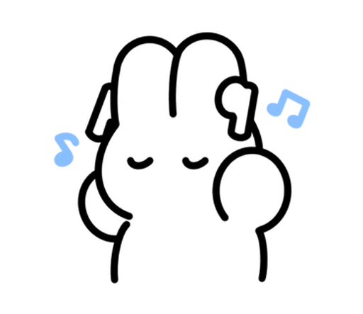 🐇 Стикер «зайка» для Telegram