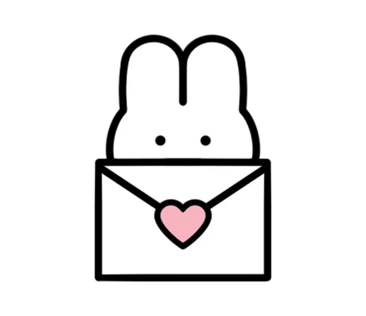 🐇 Стикер «зайка» для Telegram