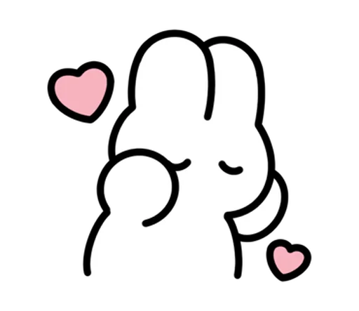 🐇 Стикер «зайка» для Telegram