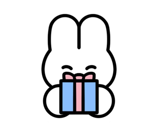 🐇 Стикер «зайка» для Telegram