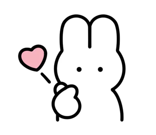 🐇 Стикер «зайка» для Telegram