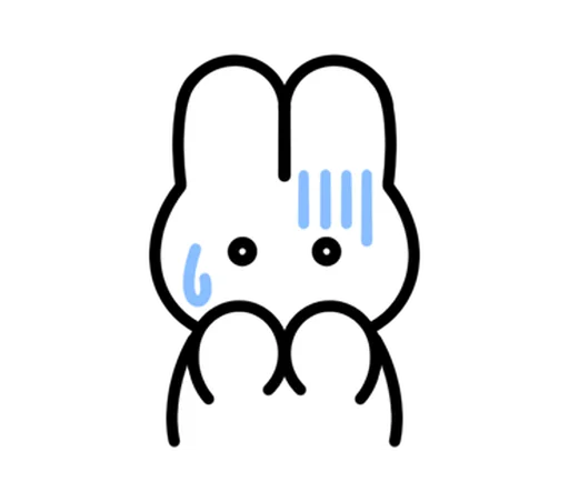 🐇 Стикер «зайка» для Telegram
