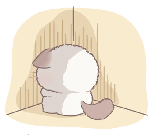 🎀 Стикер «флафи» для Telegram