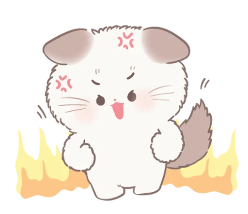 🎀 Стикер «флафи» для Telegram