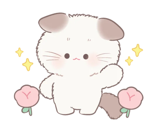 🎀 Стикер «флафи» для Telegram