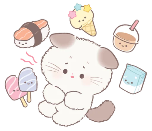🎀 Стикер «флафи» для Telegram