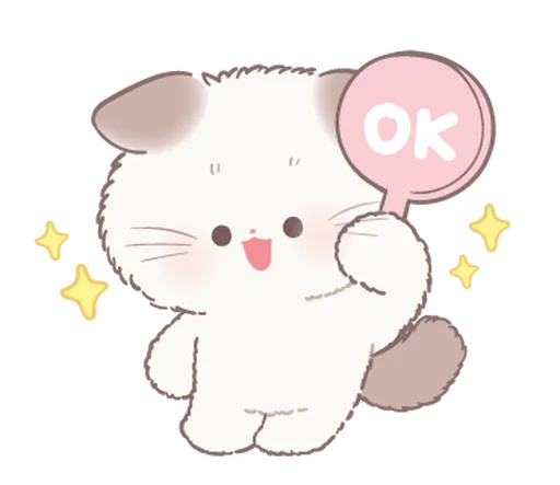 🎀 Стикер «флафи» для Telegram