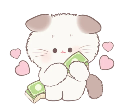🎀 Стикер «флафи» для Telegram