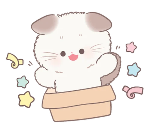 🎀 Стикер «флафи» для Telegram