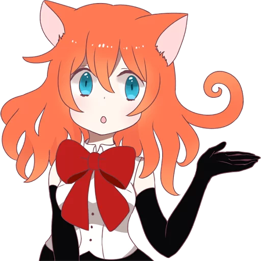 Стикерпак A Magic Cat Girl для Telegram