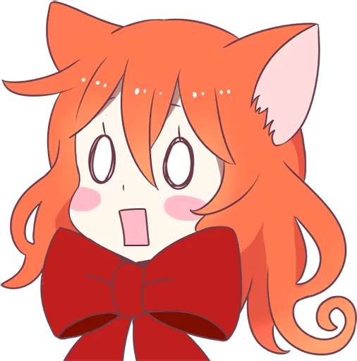 😱 Стикер «A Magic Cat Girl» для Telegram