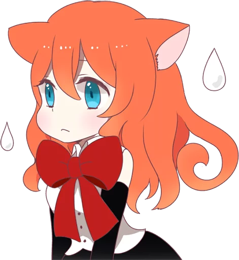 😥 Стикер «A Magic Cat Girl» для Telegram