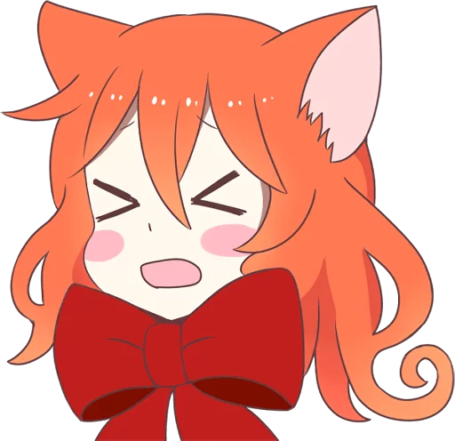 😣 Стикер «A Magic Cat Girl» для Telegram