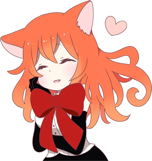 💓 Стикер «A Magic Cat Girl» для Telegram