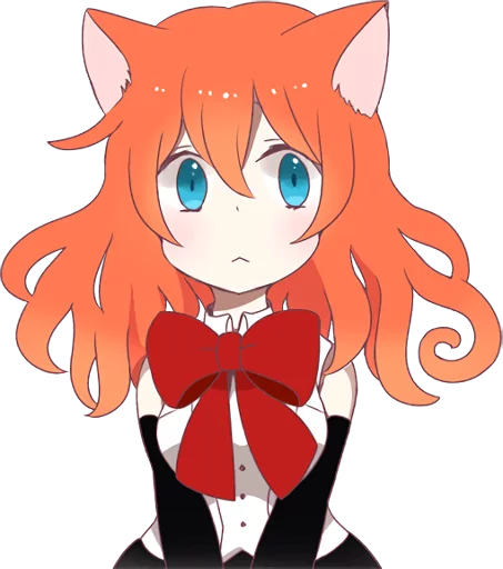 😕 Стикер «A Magic Cat Girl» для Telegram