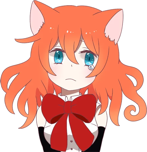 😟 Стикер «A Magic Cat Girl» для Telegram