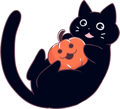 😺 Стикер «A Magic Cat Girl» для Telegram