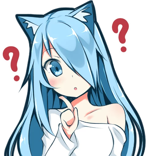 ❓ Стикер «Mukineko» для Telegram
