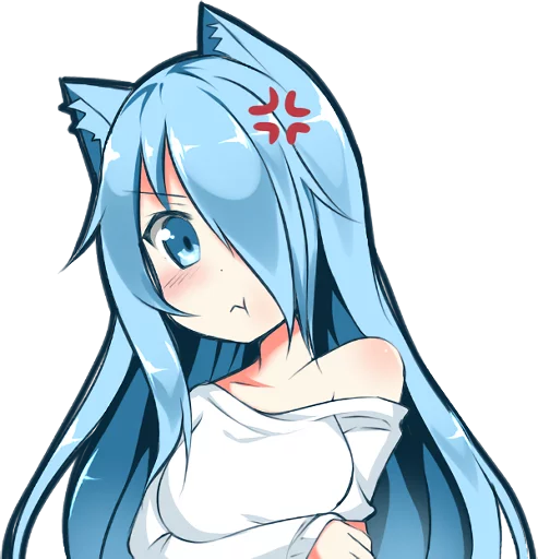 💢 Стикер «Mukineko» для Telegram