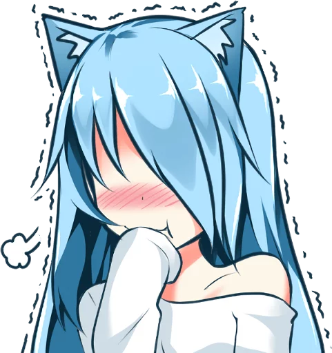 😽 Стикер «Mukineko» для Telegram