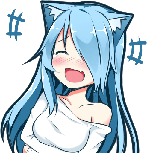 😹 Стикер «Mukineko» для Telegram