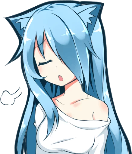 😔 Стикер «Mukineko» для Telegram