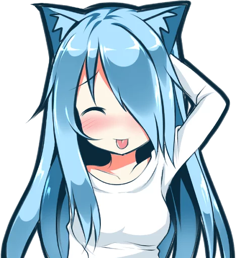 😜 Стикер «Mukineko» для Telegram