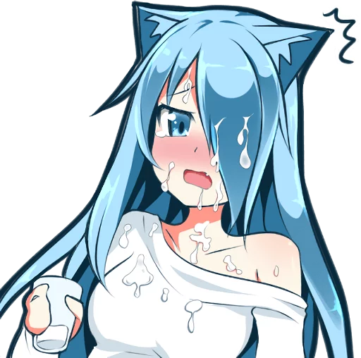 😣 Стикер «Mukineko» для Telegram