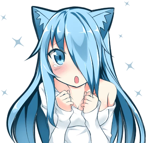 😮 Стикер «Mukineko» для Telegram
