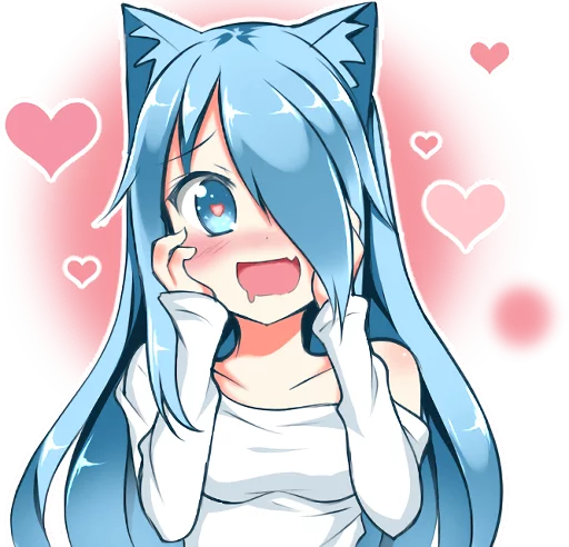 💕 Стикер «Mukineko» для Telegram