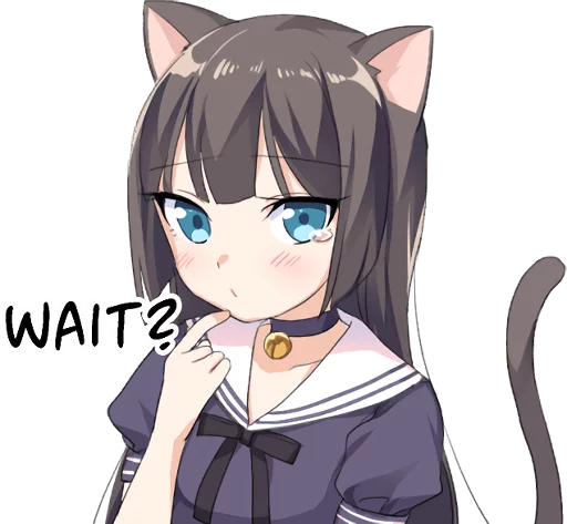 Стикерпак Tsundere Cat Girl Miyako для Telegram