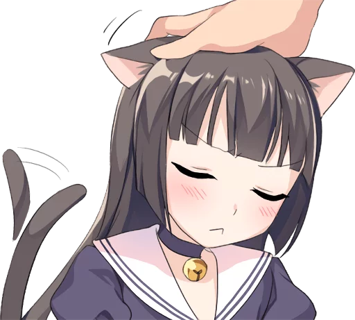 ☺️ Стикер «Tsundere Cat Girl Miyako» для Telegram