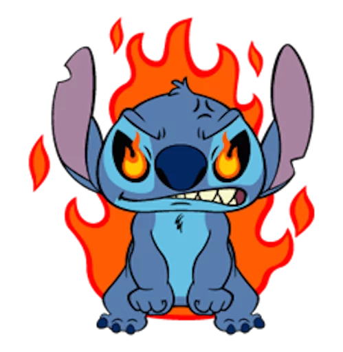 😡 Стикер «LINE_Stitch3» для Telegram