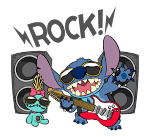 👆 Стикер «LINE_Stitch3» для Telegram