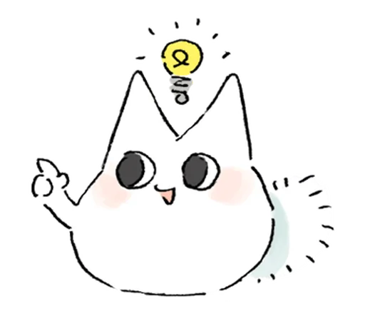 🐾 Стикер «неко» для Telegram