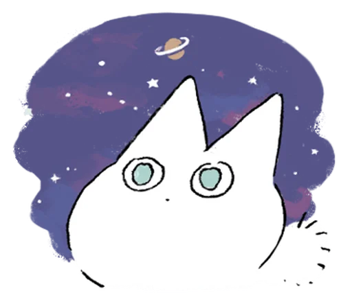 🐾 Стикер «неко» для Telegram