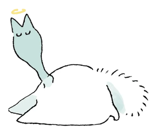 🐾 Стикер «неко» для Telegram