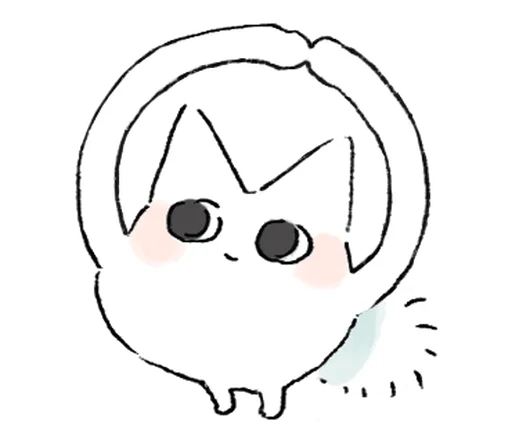 🐾 Стикер «неко» для Telegram