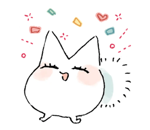 🐾 Стикер «неко» для Telegram