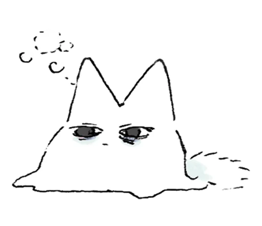 🐾 Стикер «неко» для Telegram