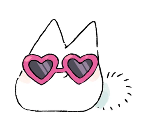 🐾 Стикер «неко» для Telegram