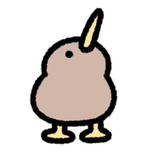 ⭐ Стикер «cute kiwi» для Telegram