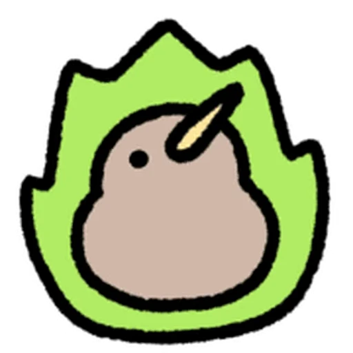 ⭐ Стикер «cute kiwi» для Telegram