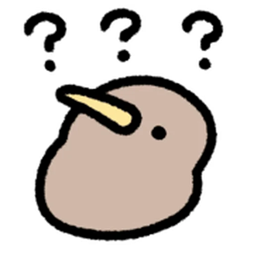 ⭐ Стикер «cute kiwi» для Telegram