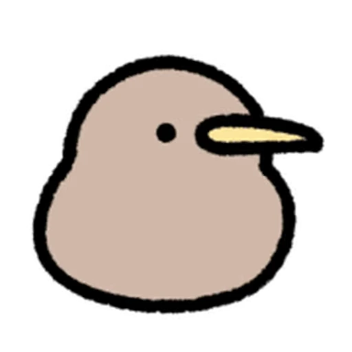 ⭐ Стикер «cute kiwi» для Telegram