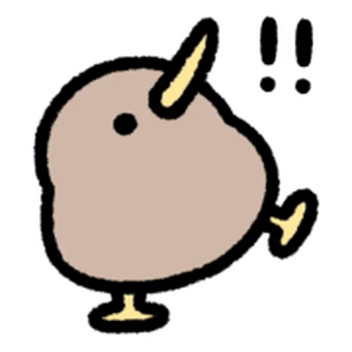 ⭐ Стикер «cute kiwi» для Telegram